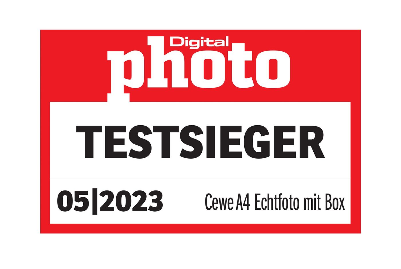 DigitalPHOTO 12/2022: TESTSIEGER – CEWE Echtfotobuch matt