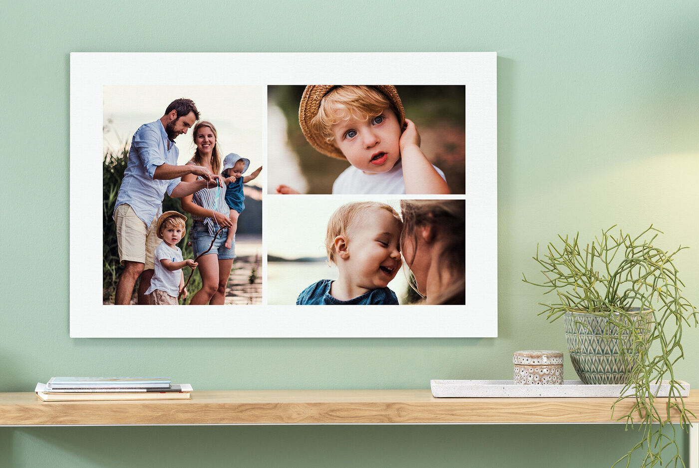 Ein glückliches Familienfoto mit gemeinsamen Momenten in einem schönen Rahmen. Die Eltern genießen Zeit mit ihren Kindern am Strand.