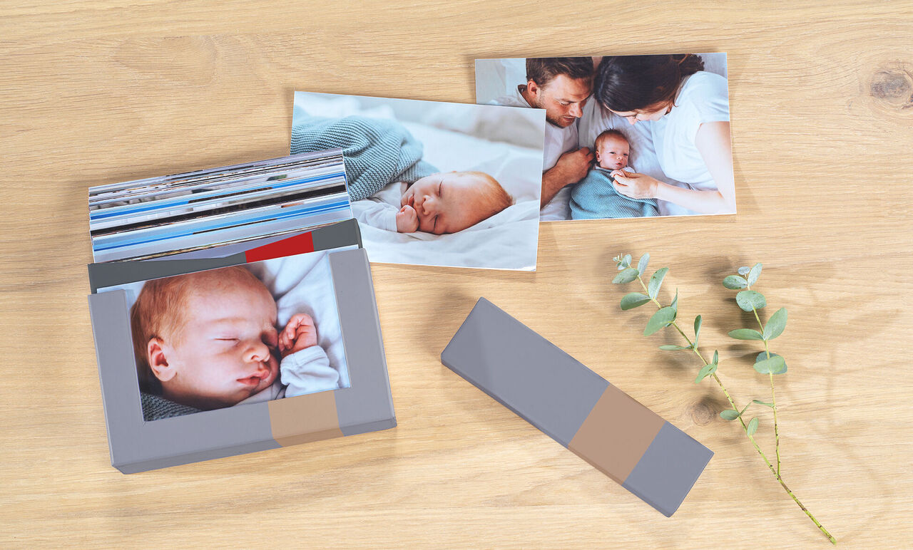 Wunderschöne Babyfotos in einer liebevollen Präsentation