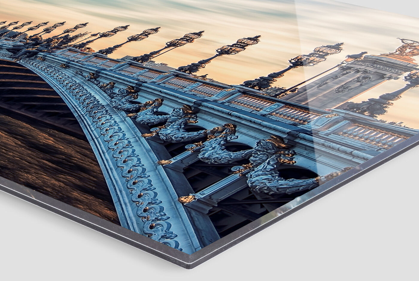 Detailaufnahme eines schönen Wandbildes mit kunstvollen Verzierungen und eleganter Struktur